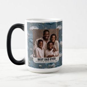 Victorian Ranunculus Bouquet First Time Dad Photo Magic Mug