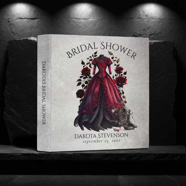 Victorian Red Dress and Heels | Event Photo Album Binder (Creator Uploaded)