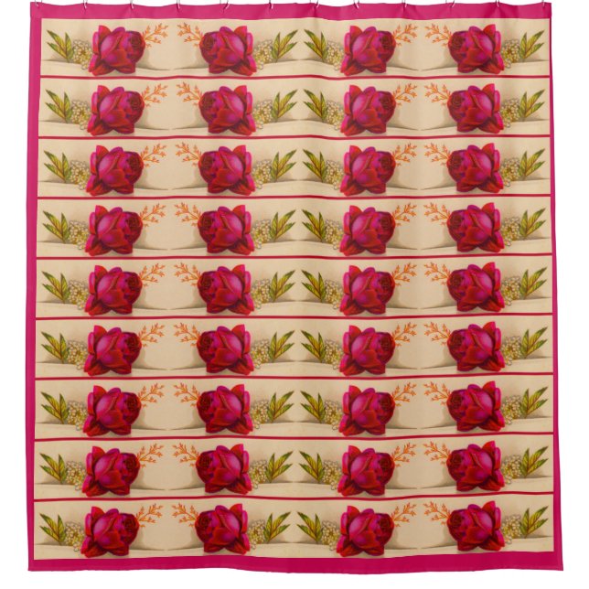 Victorian red rose print (Front)