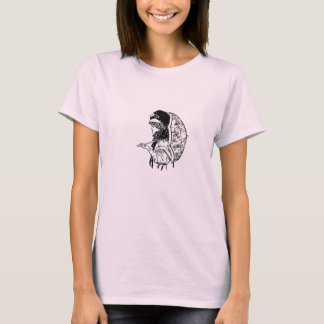 Victorian Regency Woman with Parasol Portrait T-Shirt