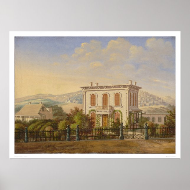 Victorian Residence, San Francisco, Calif. (1277) Poster (Front)