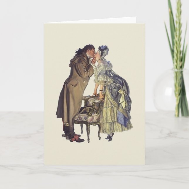 Victorian Romance Anniversary Card (Front)