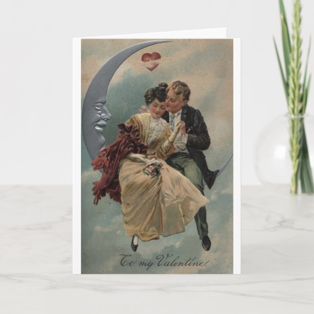 Victorian Romance Valentine's Day Card (Front)