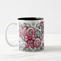 Victorian Romantic Floral Heart Valentine's day 
