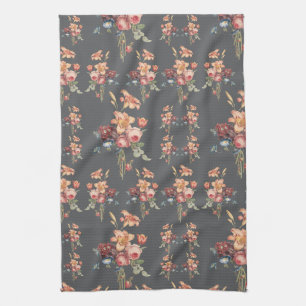 Victorian Rose and Lily  Kitchen Towel