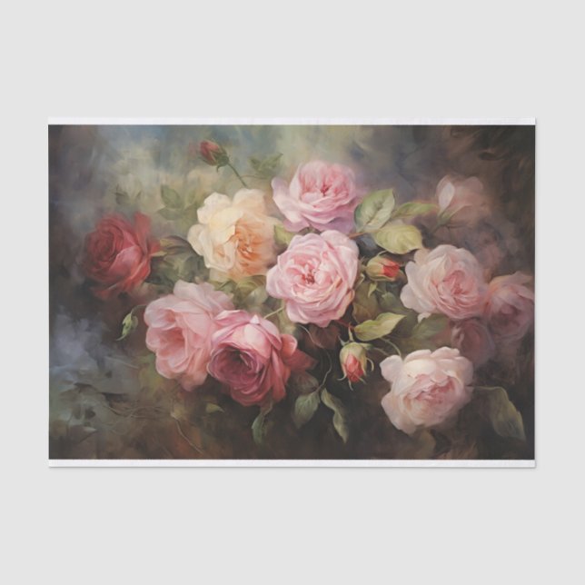 Victorian Rose Garden Tissue Paper (Front)
