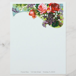 Victorian Rose ~ Letterhead