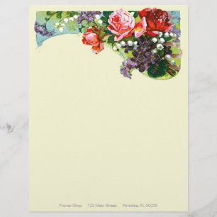 Victorian Rose ~ Letterhead