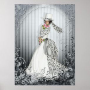 Victorian Rose Poster