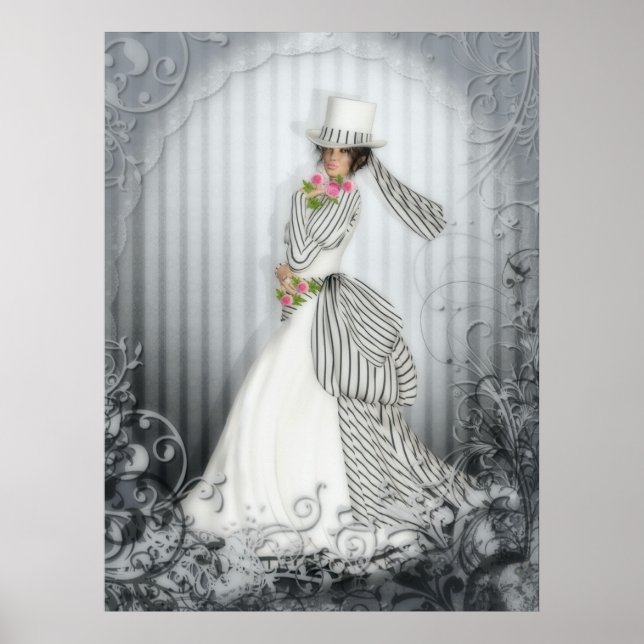 Victorian Rose Poster (Front)