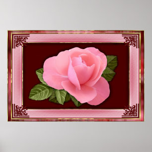 Victorian Rose Poster