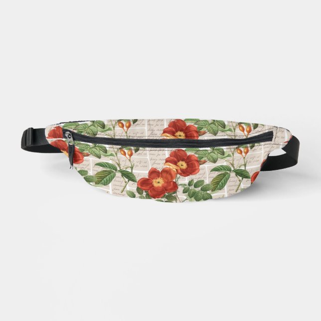 Victorian Roses Heritage Illustrations Collection Fanny Pack (Front)