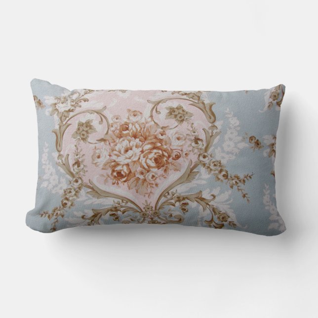 Victorian Roses - Lumbar Pillow / Marie Antoinette (Front)