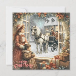 Victorian Rustic Christmas Card