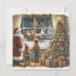 Victorian Rustic Christmas Card