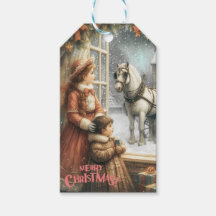 Victorian Rustic Christmas Card