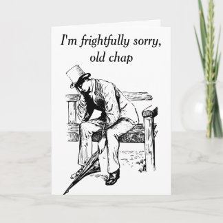 Victorian Sad Keanu Apology Card
