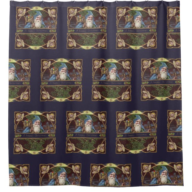 Victorian Santa Angels Christmas Antique (Front)