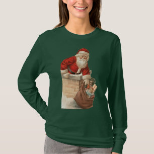 Victorian Santa Christmas Shirt