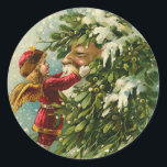 Victorian Santa Christmas Stickers<br><div class="desc">Vintage Santa stickers and name tags for gifts! Victorian Christmas cards carefully restored.</div>