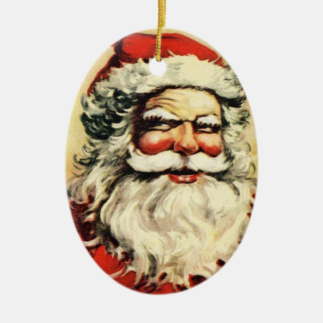 Victorian Santa Claus Ornament (Front)