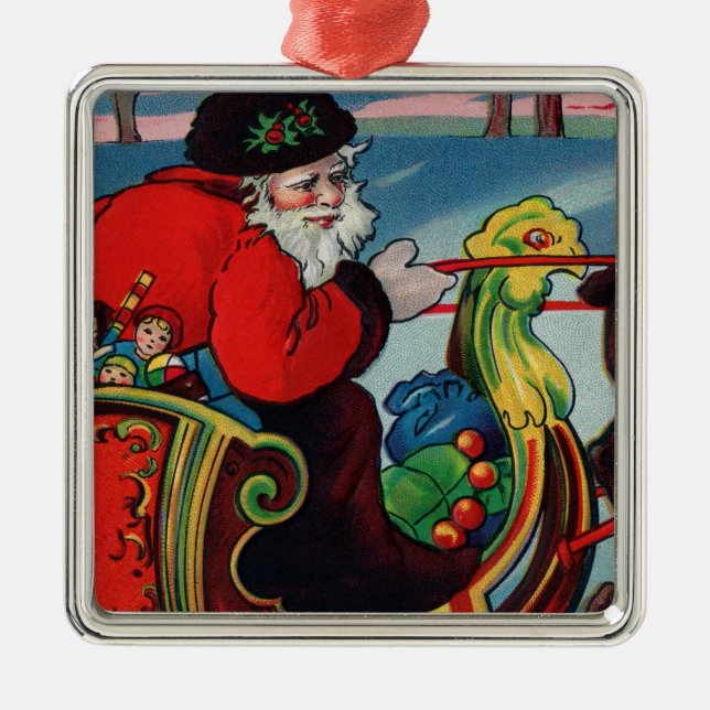 Victorian Santa Ornament (Front)