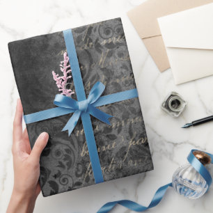 Victorian Script & Ornamental Wrapping Paper
