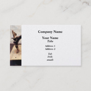Victorian Sewing Machine - Platinum Business Card