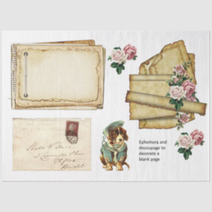 Victorian  Shabby Chic Series Design 10 Tissue Paper