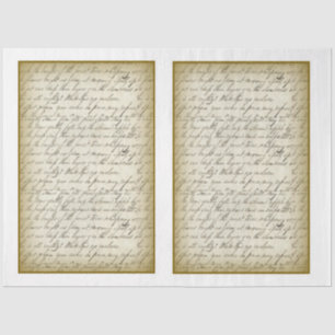 Victorian  Shabby Chic Series Design 12 Tissue Paper