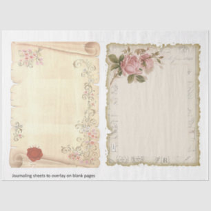 Victorian  Shabby Chic Series Design 8 Tissue Paper