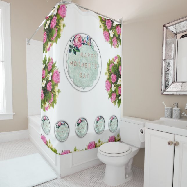 Victorian Shower Curtain (In Situ)