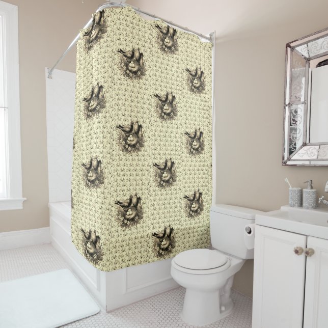 Victorian Shower Curtain (In Situ)