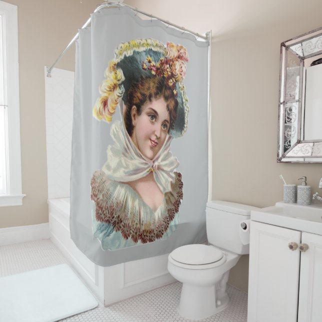Victorian Shower Curtain (In Situ)