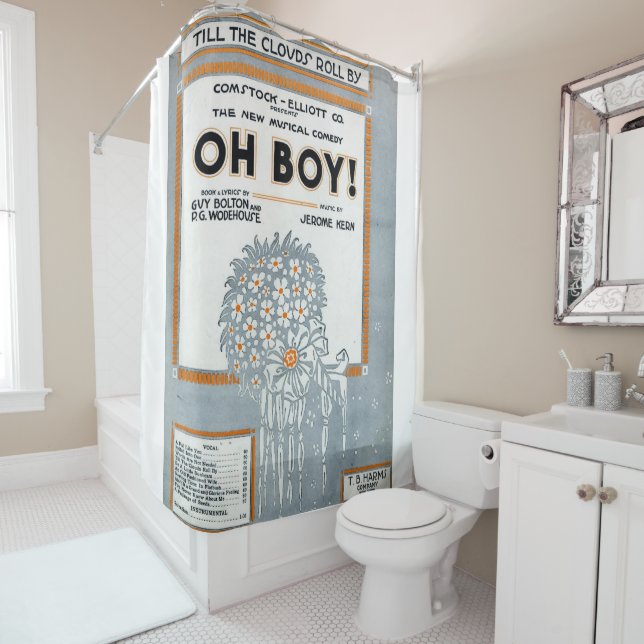 Victorian Shower Curtain (In Situ)
