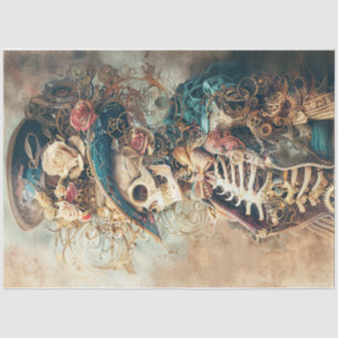 Victorian Skull Tissue Paper