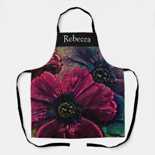 Victorian Splendor:  Exquisite Floral Design  Apron