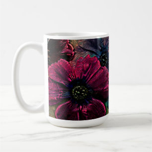 Victorian Splendor: Exquisite Floral Design Coffee Mug