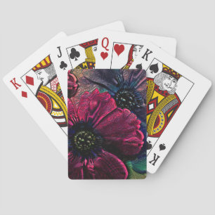 Victorian Splendor:  Exquisite Floral Design  Playing Cards