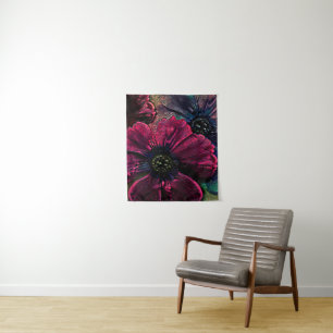 Victorian Splendor: Exquisite Floral Design Tapestry