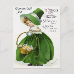 Victorian St Patrick's Day Postcard