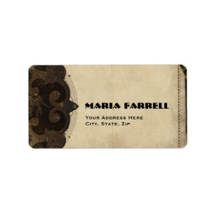 Victorian Steampunk Address Labels