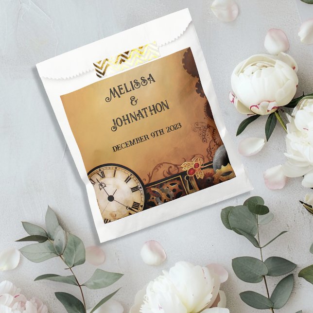 Victorian Steampunk Elegance Wedding Favour Bag (Creator Uploaded)