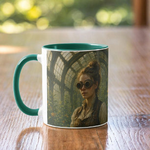 Victorian Steampunk Gardener Coffee Mug