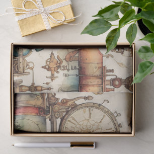 Victorian Steampunk Tissue Paper