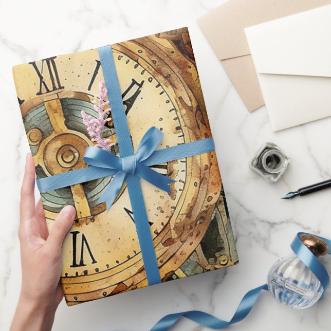 Victorian Steampunk Wrapping Paper (Gifting)