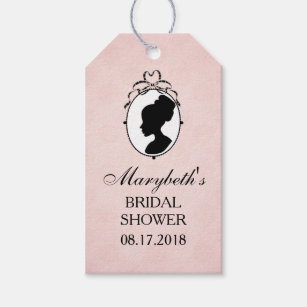 Victorian Style 60s Cameo Gift Tags