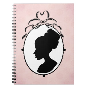 Victorian Style 60s Cameo Notebook