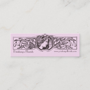 Victorian Style Business Card for Flower Shop