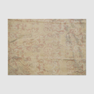 Victorian Style Scrolls and Flowers Tissue Paper